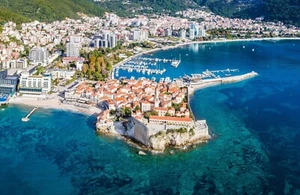2Zi. Ferienwohnung 60m2 in Budva, Region Buvovo** Flachland Meerblick - Bild 1 von 18