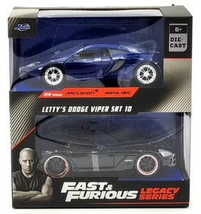 2025 Jada Fast & Furious Legacy Series McLaren & Letty's Dodge Viper SRT 10 - Picture 1 of 6