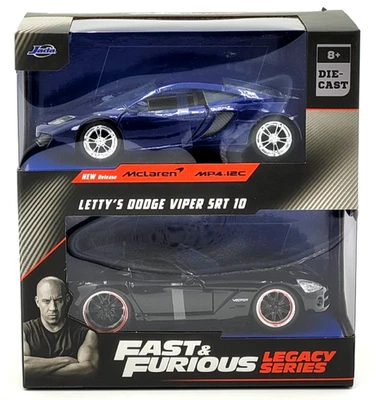 2025 Jada Fast & Furious Legacy Series McLaren & Letty's Dodge Viper SRT 10 - Image 1 of 4