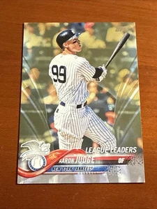2018 Topps Series One Aaron Judge League Leaders Gold /2018 Parallel 2nd Year - Picture 1 of 2