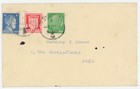 P109/30 GREAT BRITAIN CHANNEL ISLANDS 1941 COVER GB, GERMAN, GUERNSEY & JERSEY