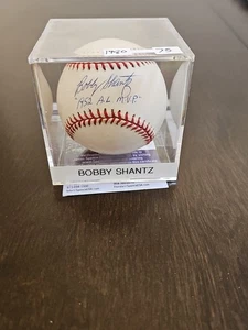 Bobby Shantz Signed Baseball JSA CoA L28592 With Display Case - Picture 1 of 5