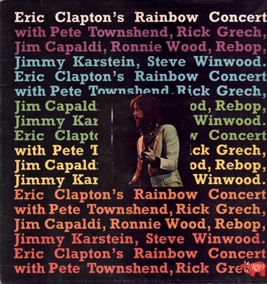 Eric Clapton Rainbow Concert LP vinyl UK Rso 1973 in gatefold sleeve with A1/B1 - Image 1 of 4