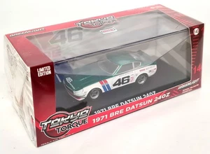 Greenlight 1/43 Datsun 240Z BRE 1971 Jon Morton CHASE Diecast Model Car - Picture 1 of 7