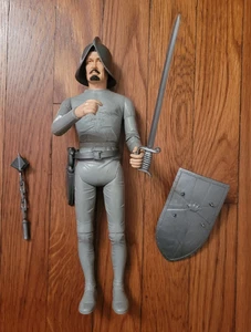 Vintage Sir Stuart The Silver Knight 1968 Figure & Accessories Marx Toys - Picture 1 of 3