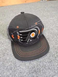 Zephyr x Philadelphia Flyers Snapback Hat Wells Fargo Center Exclusive Black Gra - Picture 1 of 6