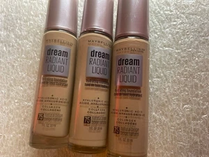 3 X Maybelline Dream Radiant Liquid Foundation - 75 Natural Beige New! - Picture 1 of 2