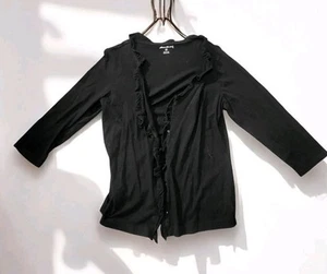 Eddie Bauer T Shirt Women Sz Medium Tee Cotton Hiking Outdoors Gorp Cardigan - Picture 1 of 2