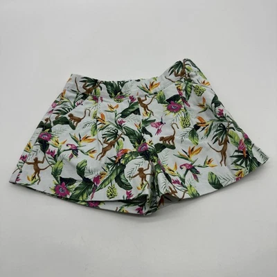 Pantalones Cortos Jaine And Jack Niñas Talla 6 Floral Multicolor Bolsillo con Cremallera ..#31627 Foto 1 de 4