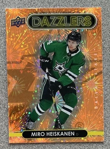 2021-22 Upper Deck Miro Heiskanen Dazzlers Orange #DZ-66 Dallas Stars - Picture 1 of 2