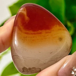 Ágata pulida natural 35G, cristal de cuarzo, juego práctico, curación espiritual - Imagen 1 de 16