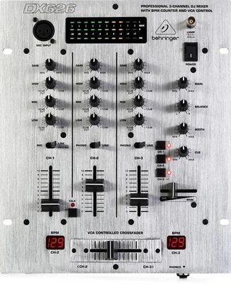 Behringer Pro Mixer DX626 3-channel DJ Mixer - Image 1 of 4