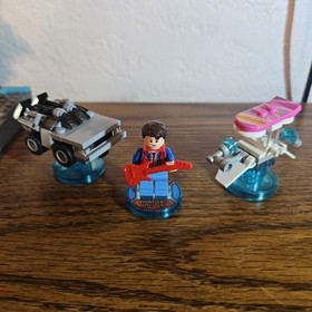 LEGO Dimensions Back to The Future Marty McFly Delorean & Hover Board 71201 