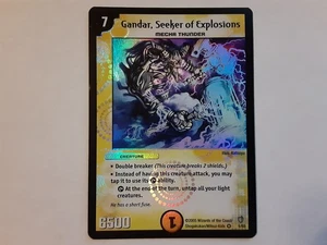 Duel Masters Gandar, Seeker of Explosions Very Holo DM07 1/55 LP *Read Desc.* - Picture 1 of 1