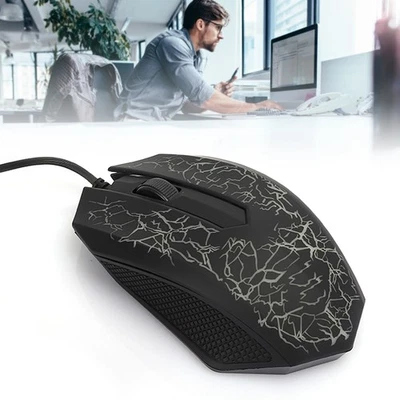 Optical Mouse Wired Professional Gaming For LOL Colorful Backlight Computer XG5 - Image 1 of 4