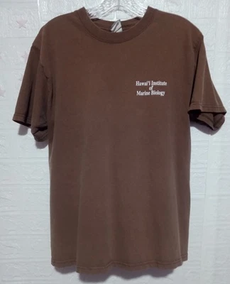 Hawaii Institute of Marine Biology Tshirt Womens Small Brown Preowned - Image 1 of 3