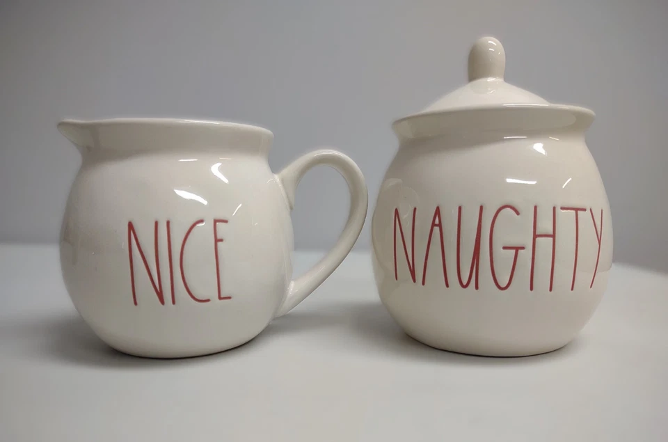 Juego de crema y azúcar Rae Dunn Naughty & Nice Foto 1 de 1