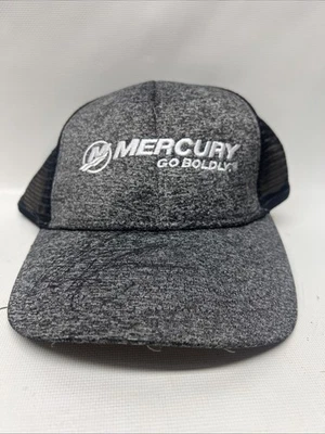 Mercury Trucker Hat Go boldly Authentic Fishing New Signed By ? - Image 1 of 4