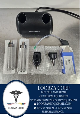 Welch Allyn 71630 Juego de diagnóstico 11710 Oftalmoscopio 25020A Otoscopio Foto 1 de 4