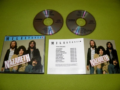 Nazareth - Milestones - RARE 1989 IMPORT "Castle" 2xCD Box Set NM / Razamanaz - Image 1 of 2
