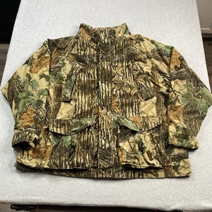 Chaqueta de Caza Duxbak Para Hombres 2XL Realtree Camuflada Vellón Cremallera Bolsillos a Presión *defectos - Imagen 1 de 20