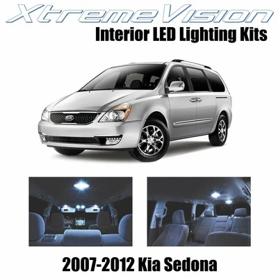XtremeVision Interior LED for Kia Sedona 2007-2012 (11 PCS) Cool White - Image 1 of 4