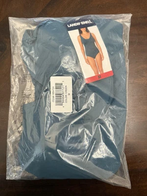 Lands' End Women's One-Piece Swimsuit, Green, Size M NEW - Image 1 of 2