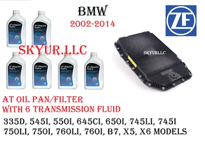 Kit de cárter/filtro y junta de aceite de transmisión con fluidos X6 BMW Land Rover OEM ZF Foto 1 de 4