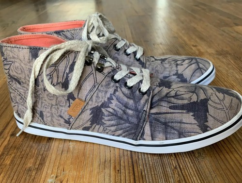 Scarpe stringate alla caviglia Vans Leaves Leaf donna 9 5 Eu 40 5 marrone salmone VN 0SDV7K6