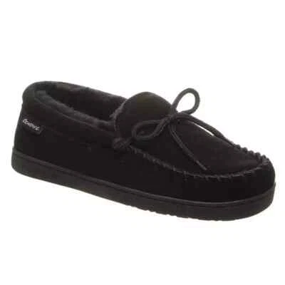 ZAPATILLAS DE GAMUZA ANCHAS BEARPAW MOC II PARA HOMBRE TALLA 11 ANCHAS NEGRAS ¡NUEVAS EN CAJA!! Foto 1 de 4