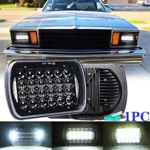 5x7" 7x6 LED Headlight Hi-Lo DRL For Chevy El Camino 1978-1981 Classic LUV Truck - Picture 1 of 12