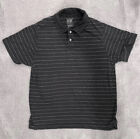 Old Navy Shirt Men's Extra Large Polo Black Golf Short Sleeve Collared  Striped