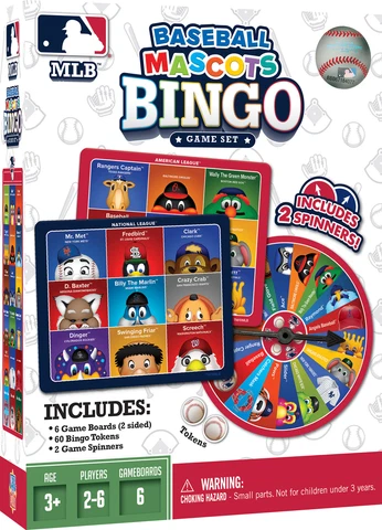 MLB Mascot Bingo Cover