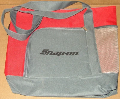 Snap-On Canvas Zippered Tool Utility Shopping Tote Bag SnapOn Kenosha Milwaukee - Image 1 of 4