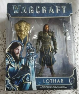 Warcraft "LOTHAR" Boxed Action Figure Jakks 2016 - Picture 1 of 2
