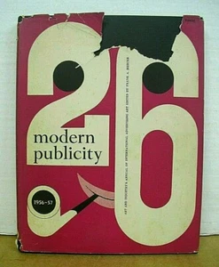 Modern Publicity 26 Art & Industry's Annual 1956-57 Frank A. Mercer HB/DJ 1st ED - Picture 1 of 1