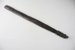 VINTAGE PAPUA NEW GUINEA TROBIAND ISAND ISLANDS WOOD CARVED TRIBAL STICK - Bild 1 von 5