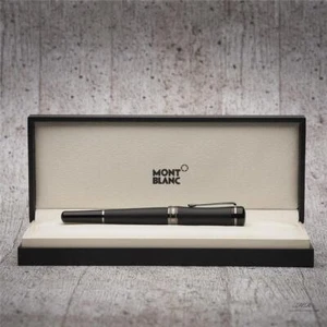 Montblanc Bonheur Boyfriend Roller Ball Fine Liner Edelharz Black ID 118498 OVP - Picture 1 of 7