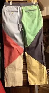 VINEYARD VINES MULTI COLORED GOLF PANTS -32x30 - Picture 1 of 4