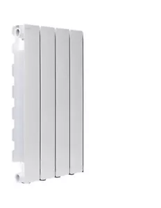 Fondital Hot Water Radiator - European Design, White, Blitz 4-500 4 element - Picture 1 of 5
