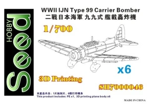 SH700046 1/700 WWII IJN Type 99 Carrier Dive Bomber (6set) 3D Printing - Picture 1 of 5
