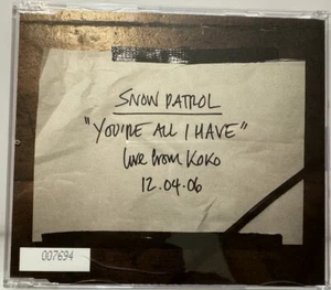 Snow Patrol - You’re All I Have - Limited CD Single - 9857184 - 2006 - No 007694 - Imagen 1 de 9