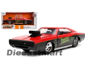 Jada 1:24 Big Time Muscle 1970 Dodge Charger R/T Diecast Model Car 32703 Red New - Picture 1 of 4