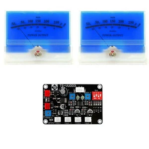 2x McIntosh Classic Blue VU Panel DB Meter Auido Power Amplifier w/ Driver Board - Picture 1 of 6