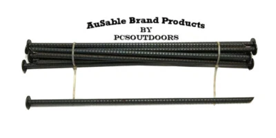 AuSable Brand 18" x 3/8" Rebar - Landscaping & Trapping Anchor Stakes - Dozen