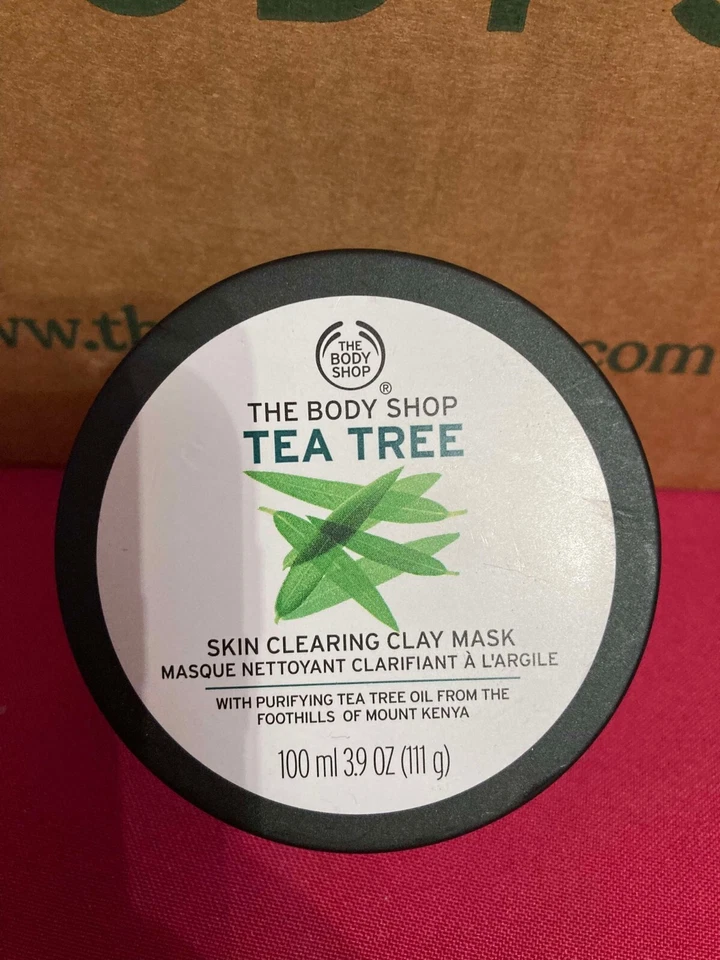 Máscara de arcilla limpiadora de piel de árbol de té purificante THE BODY SHOP 3,9 OZ ¡¡¡NUEVA DIFÍCIL DE ENCONTRAR!!! RARO Foto 1 de 1