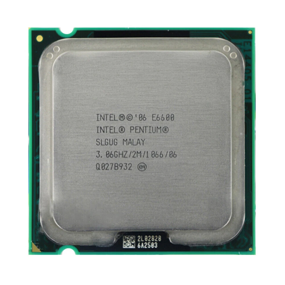 Intel Pentium Dual-Core E6600 CPU SLGUG CPU 3.06GHz 2M LGA 775 Processor - Image 1 of 1