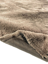 Beige Plush Minky Fleece Fabric Ultra Soft Apparel Craft 58" Wide By The Yard