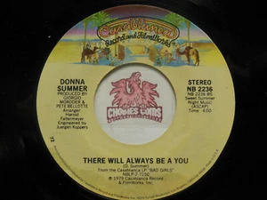 Donna Summer: On The Radio / There Will Always Be A You, 45 RPM VG+ (HB)  - Picture 1 of 2