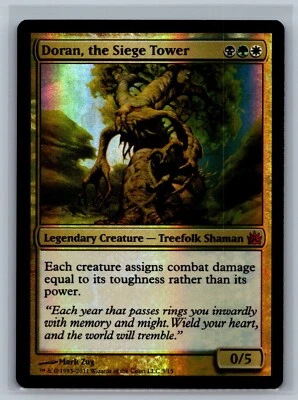 Magic MTG From the Vault: Legends Doran, the Siege Tower #3/15 Foil TCG CCG - Image 1 of 2